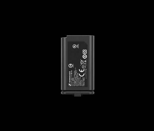 Top view of the Sennheiser BA 70 EW-D battery pack, showing the product in detail.