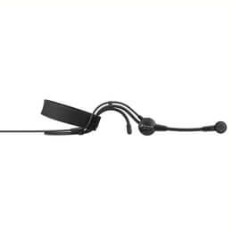 Sennheiser ME 3 Headset Microphone with a golden 3.5mm connector, displayed against a white background.