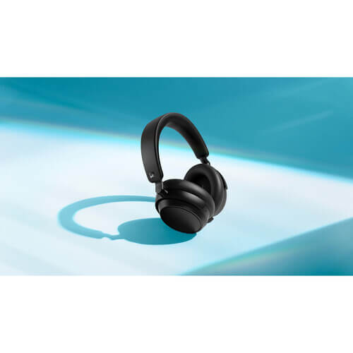 Sennheiser ACCENTUM Plus Wireless Noise-Cancelling Over-Ear Headphones in black color.