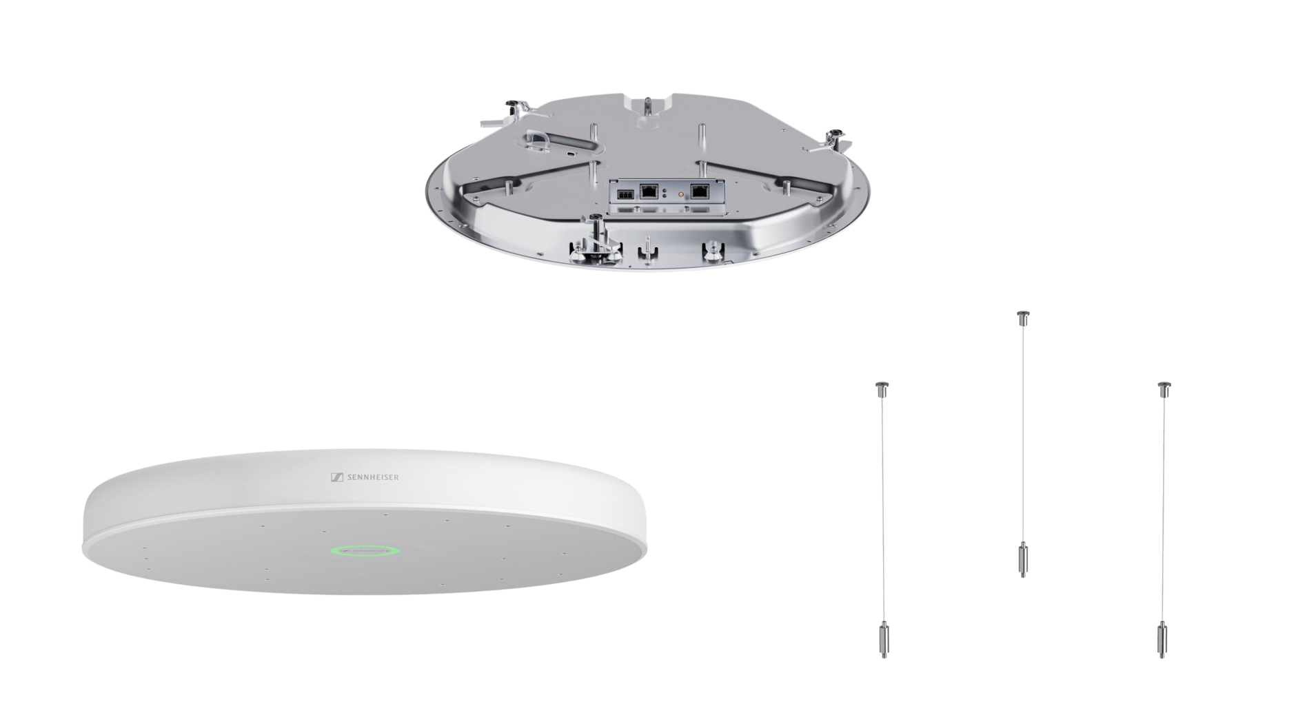 Sennheiser TCC M-H-W TeamConnect Ceiling Medium Mic Housing Kit, White ...