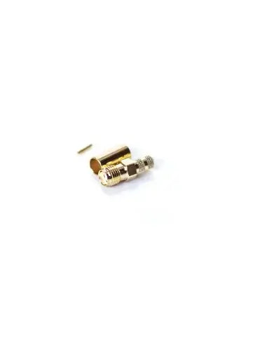 Acconet SMA Female Connector designed for ARF195 cable, showcasing its compact and durable design.
