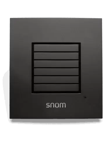 Image of the Snom M5 Range Extending DECT Repeater, a device designed to enhance the range of DECT phone systems.
