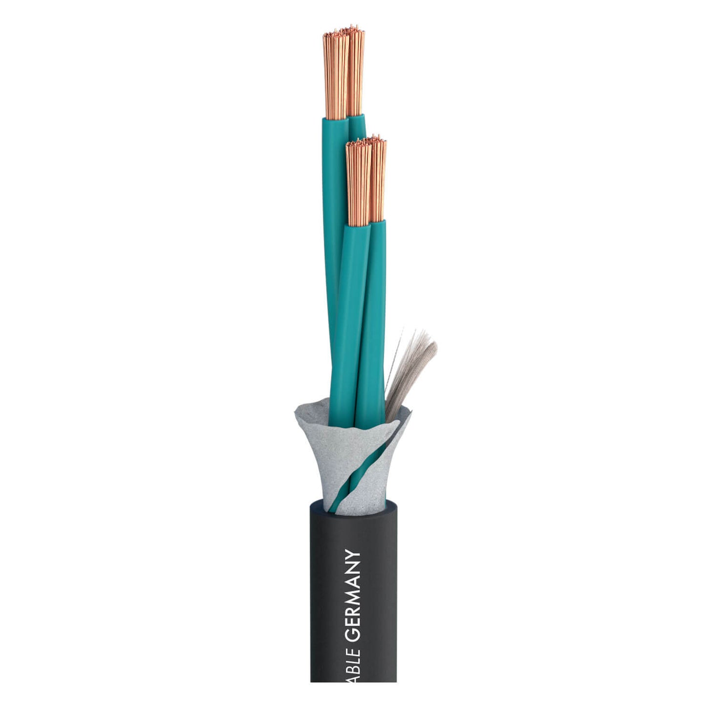 SOMMER CABLE Elephant SPM425 Speaker Cable featuring a 4 x 2.50 mm² configuration with a durable black PVC jacket.