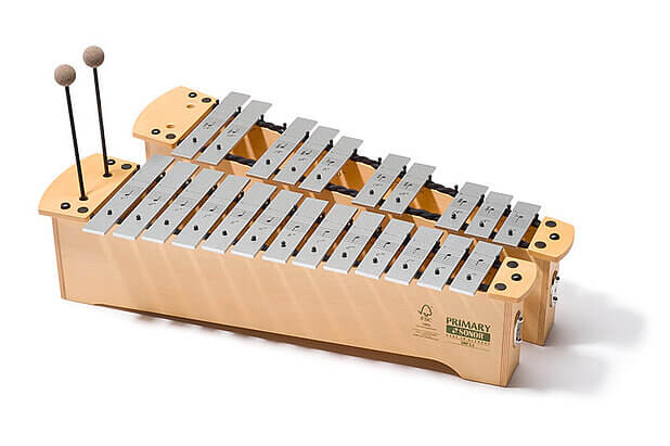 Sonor Soprano Metallophone, Section SMP 2.1 displayed in a professional setting.