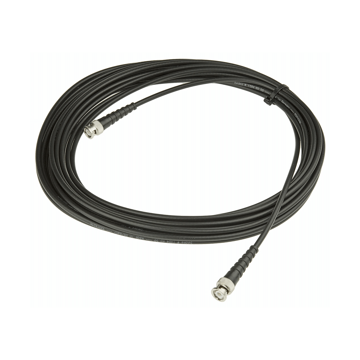 Image of the STAGE PLUS PREMADE CABLE - RF CABLE - TELEGARTNER J01000A0061 LMR400UF BLACK 1M, showcasing its design and features.