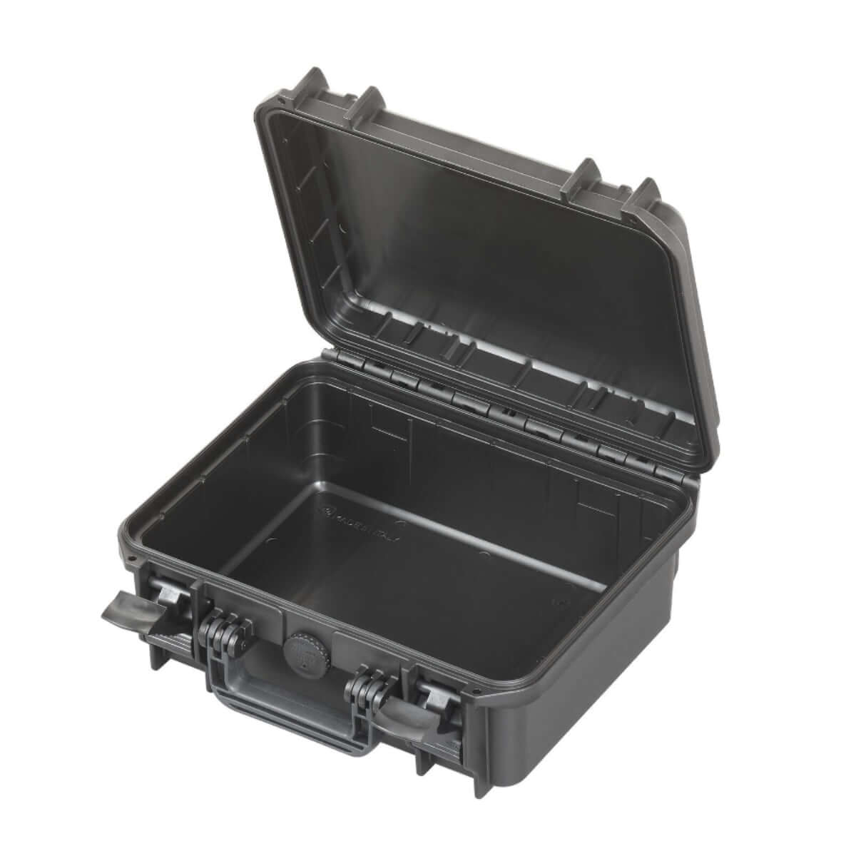SP PRO 300 Black Carry Case, empty with convoluted foam in lid, dimensions L300xW225xH132mm.