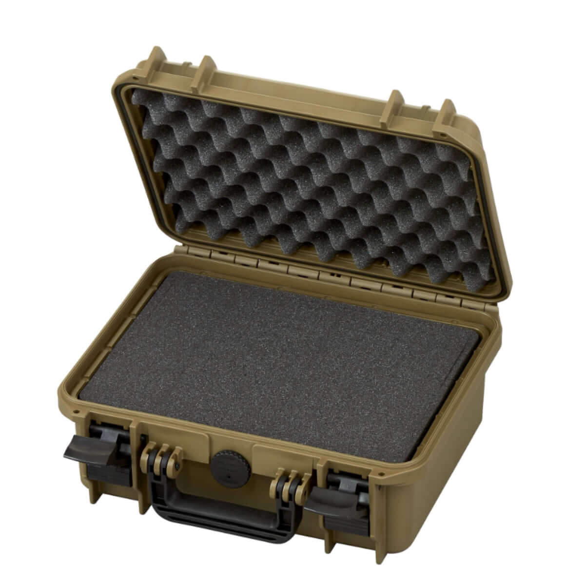 SP PRO 300S Sahara Carry Case with Cubed Foam, dimensions L300xW225xH132mm, IP67 Certified, suitable for protecting equipment.