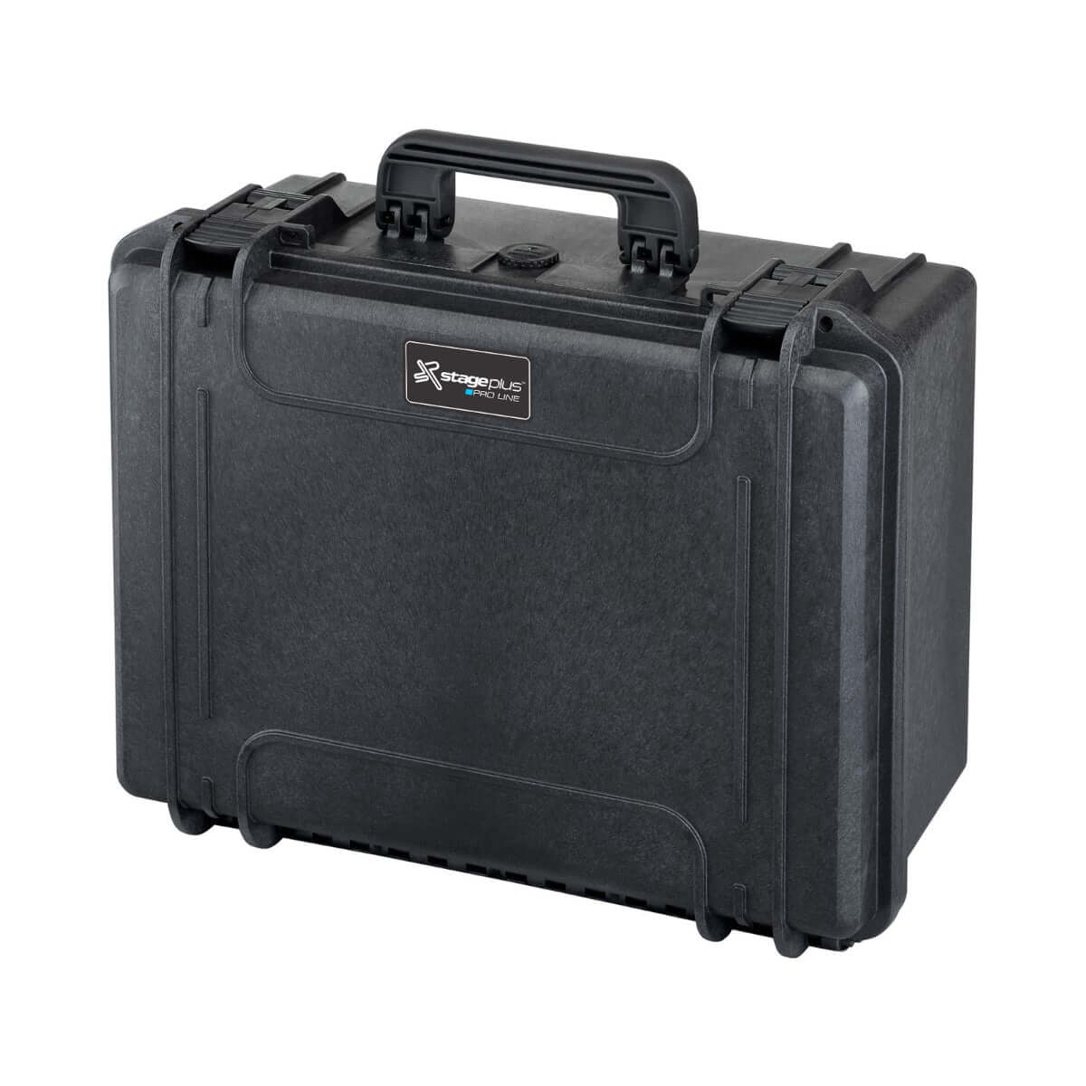 SP PRO 380H160CAM Black Carry Case with padded dividers, designed to be waterproof and impact resistant, dimensions L380xW270xH160mm.
