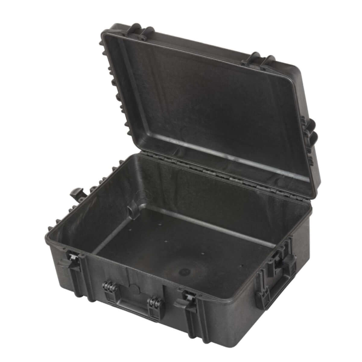 SP PRO 620H250 Black TR Case, watertight and IP67 certified, featuring convoluted foam for protection, dimensions 620x460x250mm.