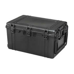 SP PRO 750H400S Black TR Case, a watertight case with cubed foam, designed for protection and durability, IP67 certified.