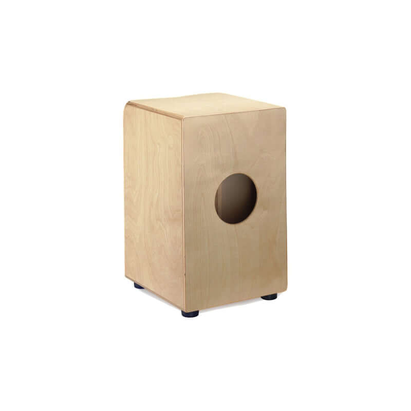 Stagg CAJ 50M N medium-sized natural cajon with gig bag, showcasing its design and features.