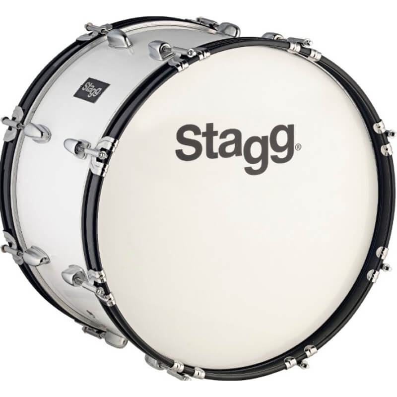 Stagg MABD 2612 V2 - 26 inch by 12 inch marching bass drum with carry strap and beater.