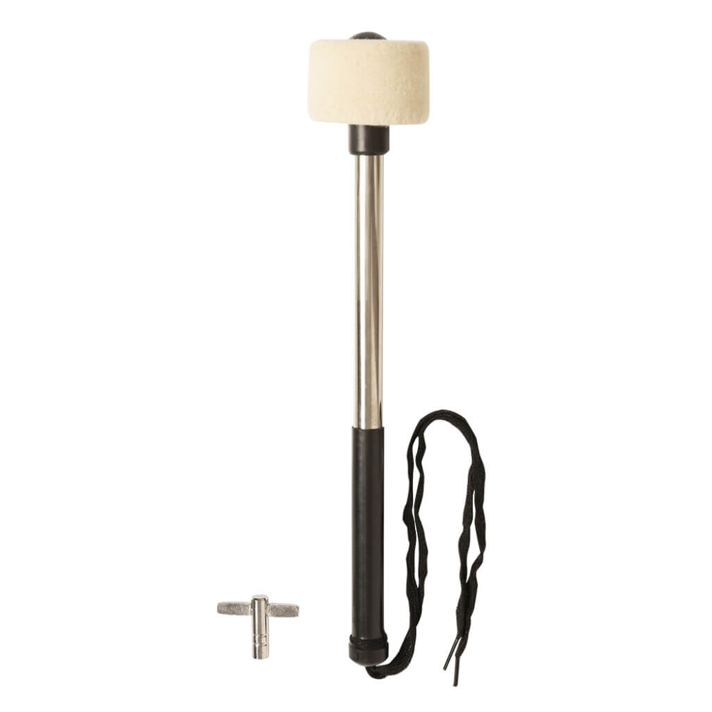 Stagg MABD 2612 V2 Marching Bass Drum with Carry Strap and Beater, 26 inches by 12 inches.
