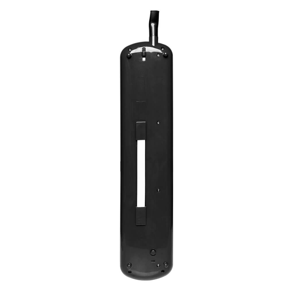 Stagg MELOSTA37 BLK - 37-Key Melodica in black with mouthpiece, flexible tube, and carry bag.