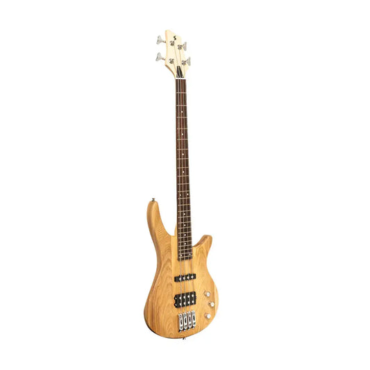 Stagg SBF40 NAT Fusion 40 Satin Finished Electric Bass Guitar in Natural finish
