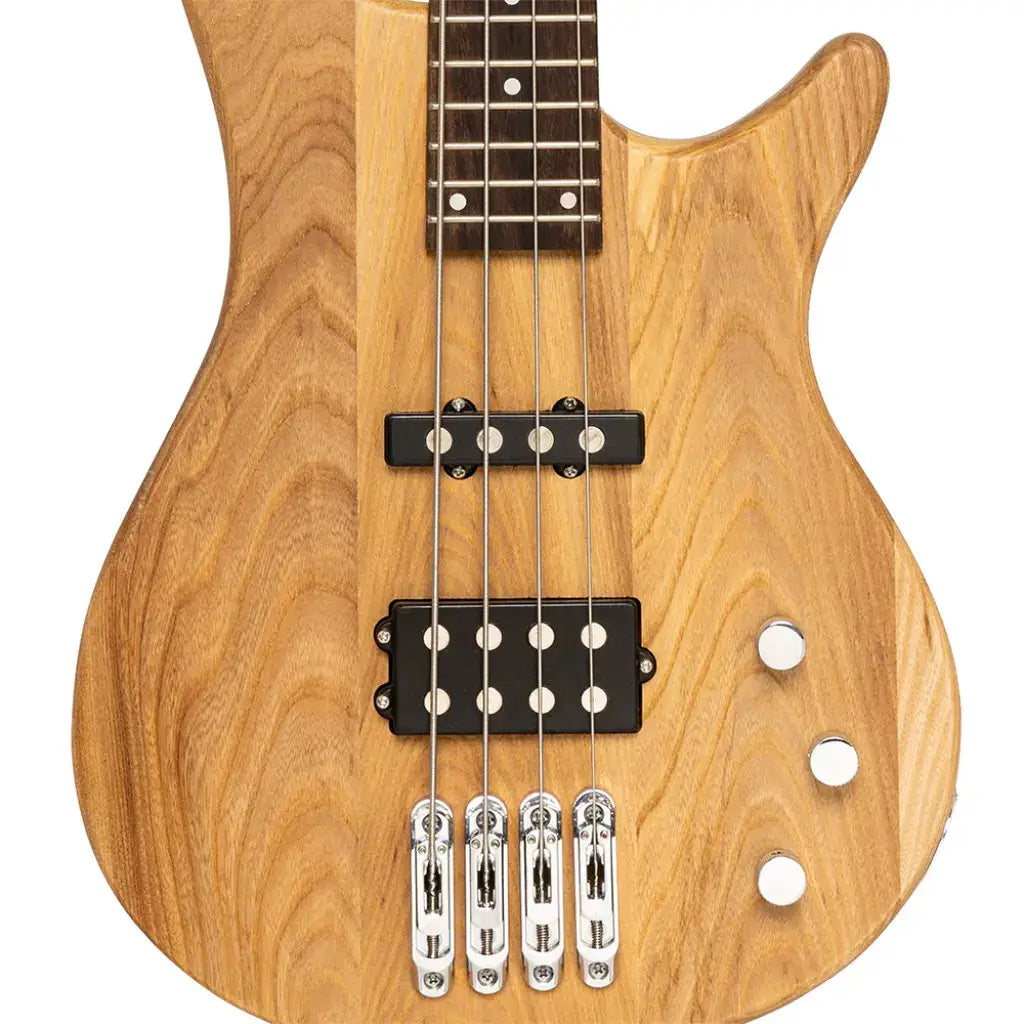 Stagg SBF40 NAT Fusion 40 Satin Finished Electric Bass Guitar in Natural finish