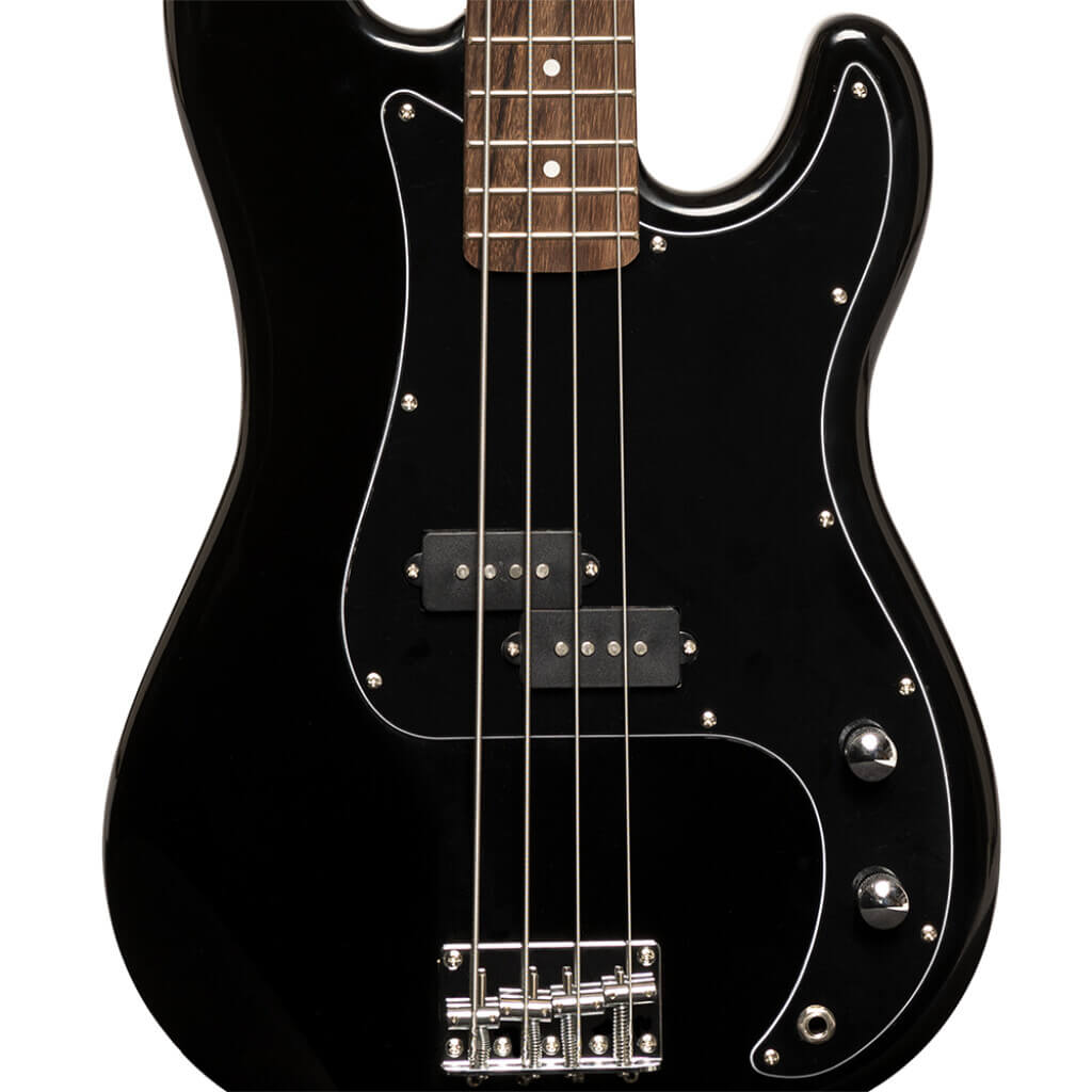 Stagg SBP30 BLK Standard 'P' Style Electric Bass Guitar in Black