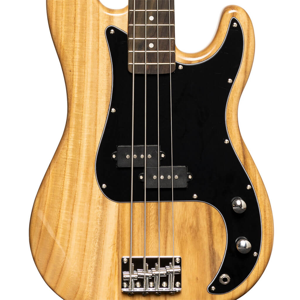 Stagg SBP30 NAT Standard 'P' Style Electric Bass Guitar in Natural Finish