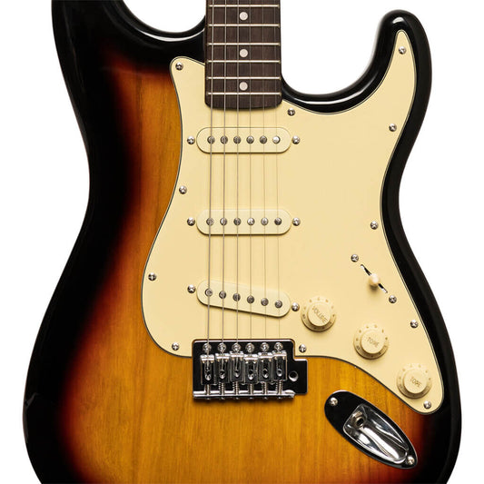 Stagg SES30 SNB Standard 'S' Style Electric Guitar in Sunburst Finish