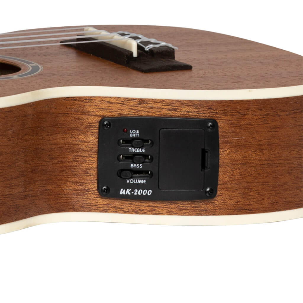 Stagg UC 30 E Acoustic-Electric Concert Mahogany Ukulele with Gig Bag