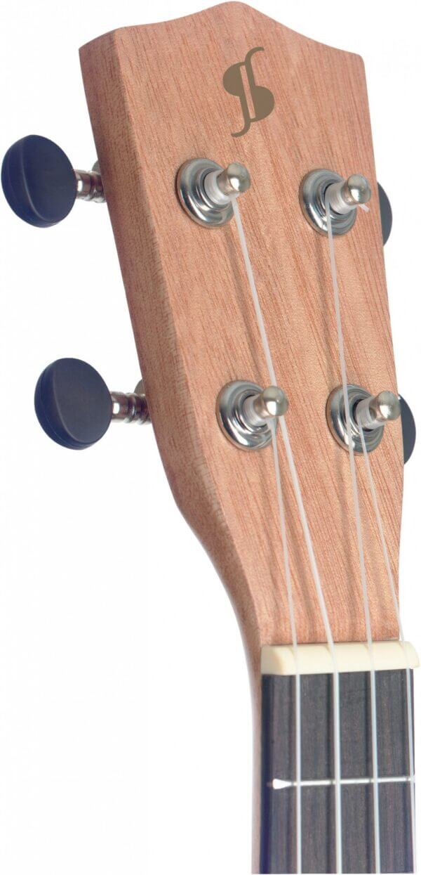 Stagg UT 30 Tenor Mahogany Ukulele with Gigbag displayed against a neutral background.