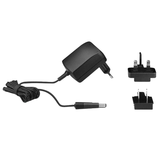 Top view of the Sennheiser NT 2-3-EU Plug-in Mains Unit, 12V/400mA, Compatible with G2/G3.