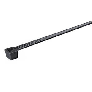 Image of T50L cable ties, measuring 370 x 4.8mm, showcasing their extra long length and durability.