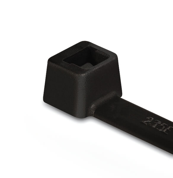 Image of T50L Cable Ties measuring 370 x 4.8mm, showcasing their extra long length and design.