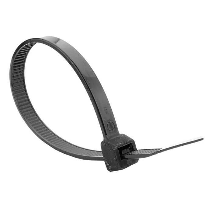 Image of T50R Cable Ties, 200 pieces, 4.8mm width, suitable for various applications.