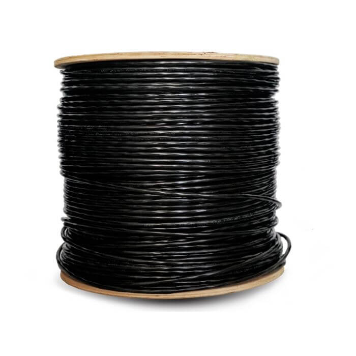 Scoop 500M Cat5e Outdoor FTP CCA Cable displayed on a white background.