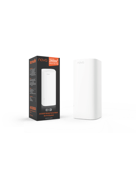 Tenda Nova MX12 1-Pack Wi-Fi 6 Mesh System device for improved home internet connectivity.