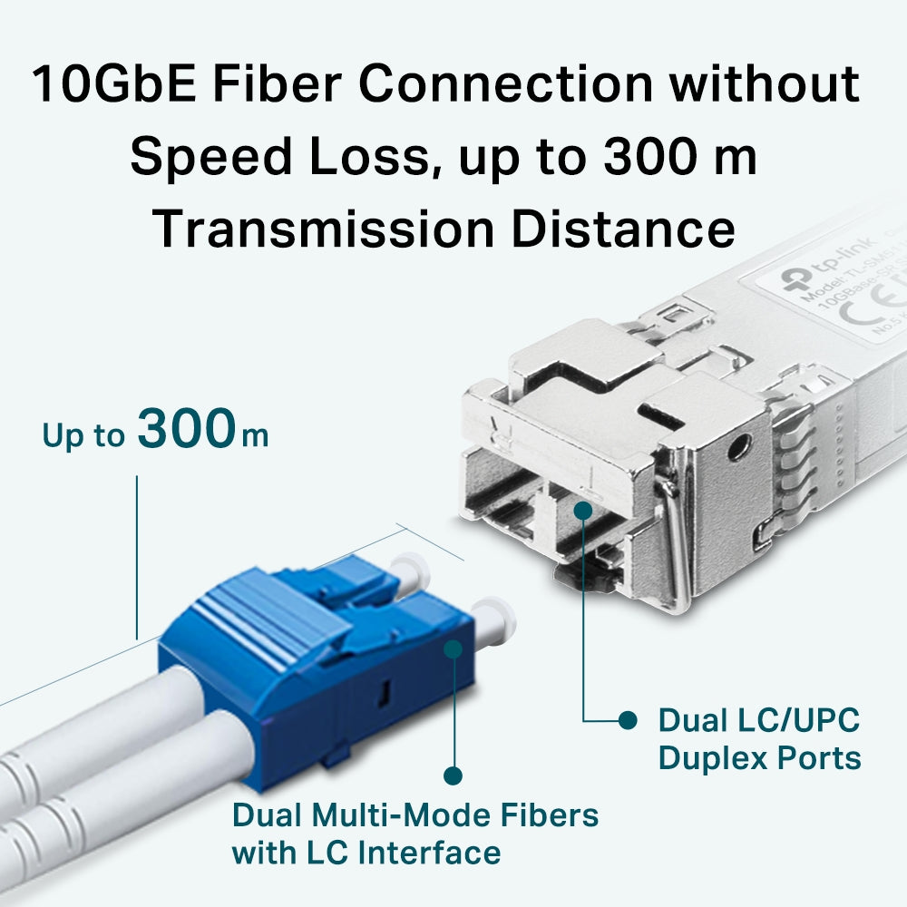 TP-Link 10Gbase-SR SFP+ Transceiver - Multi Mode