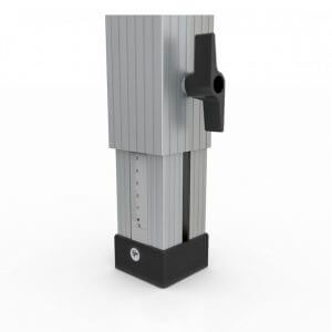 ALUSTAGE TLE-06 Telescopic Leg adjustable stage support with a height range of 600mm to 1000mm.