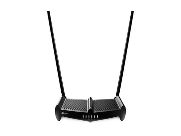 Image of the TP-Link WR841HP 300Mbps High Power Wi-Fi Router showing its design and features.