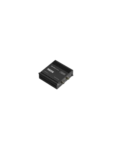 Teltonika Dual-SIM LTE Gateway featuring I/O, Ethernet, RS232/485 connectivity, and GPS functionality.