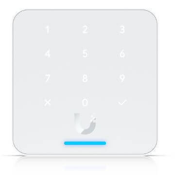 Ubiquiti UniFi Access Reader G3 Flex in white, featuring a versatile design suitable for various environments.