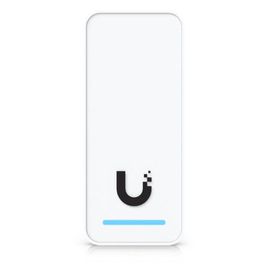 Ubiquiti UniFi Access Reader G3 in white color, showcasing its sleek design.