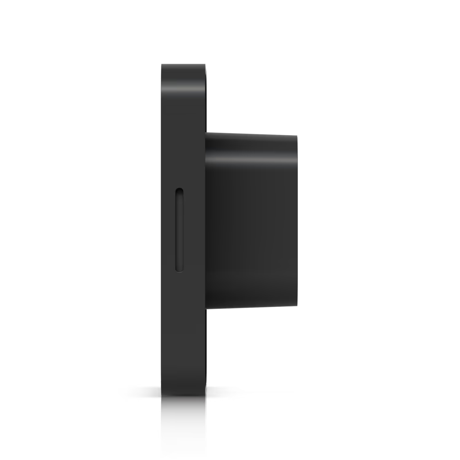 Ubiquiti UniFi Access Reader Flex Black angled view highlighting its features.