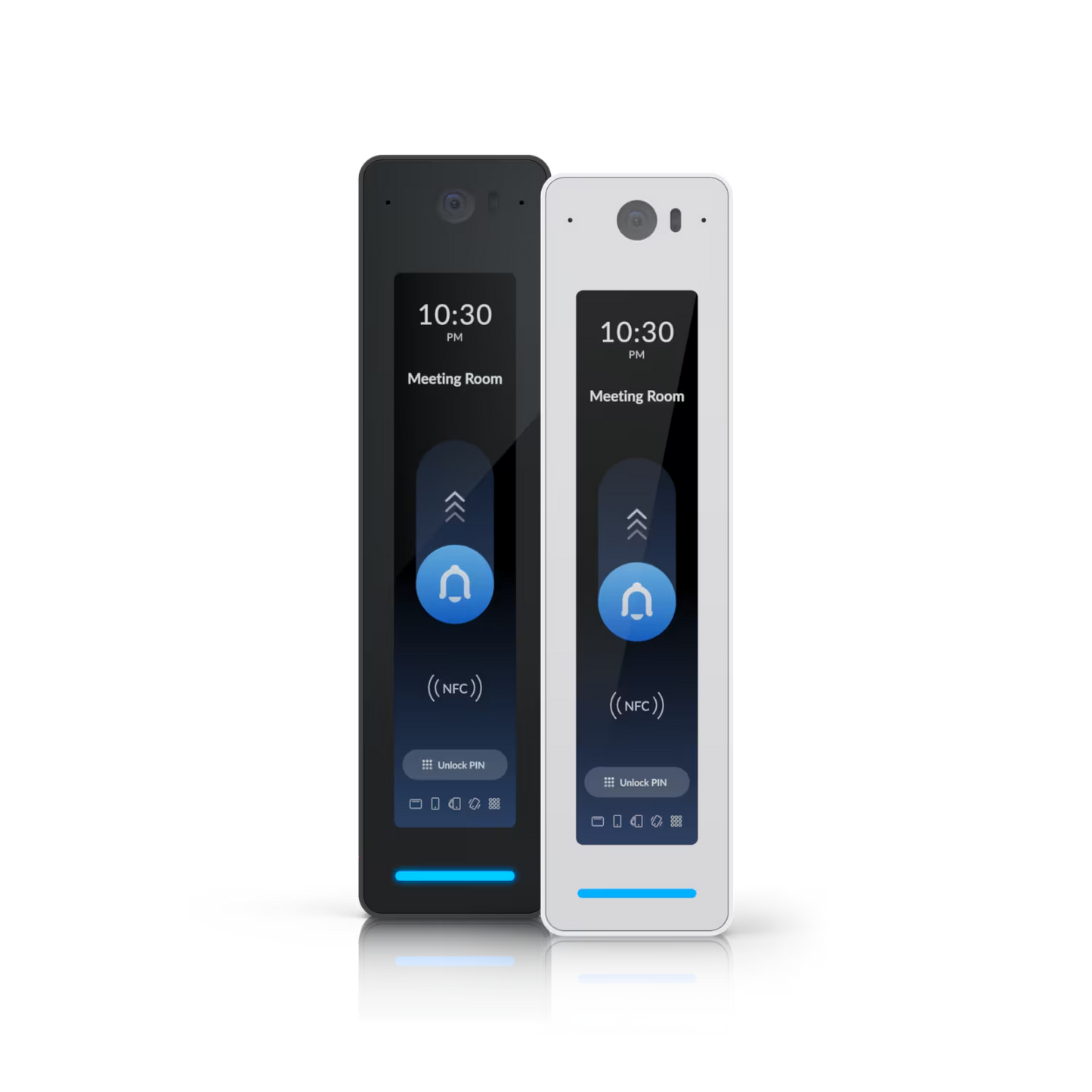 Ubiquiti UniFi Access Reader Pro Black - Front view showcasing the sleek design.