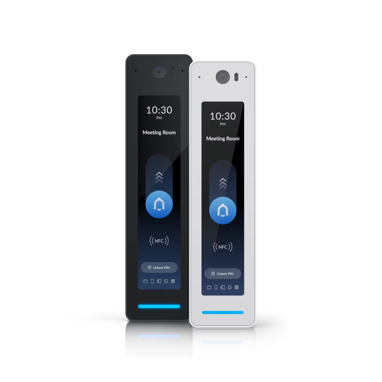 Ubiquiti UniFi Access Reader Pro Black - Front view showcasing the sleek design.