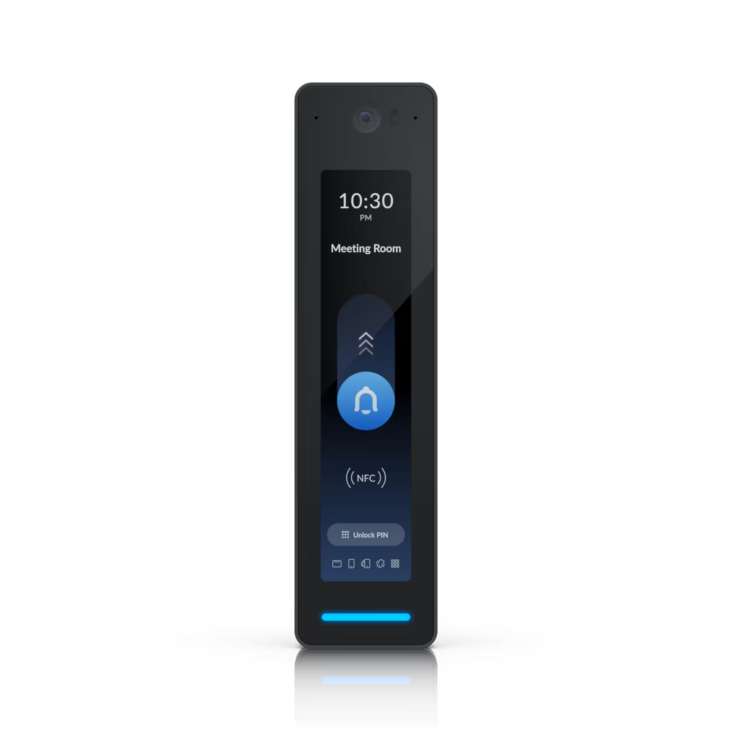Ubiquiti UniFi Access Reader Pro Black - Side profile highlighting the compact build.