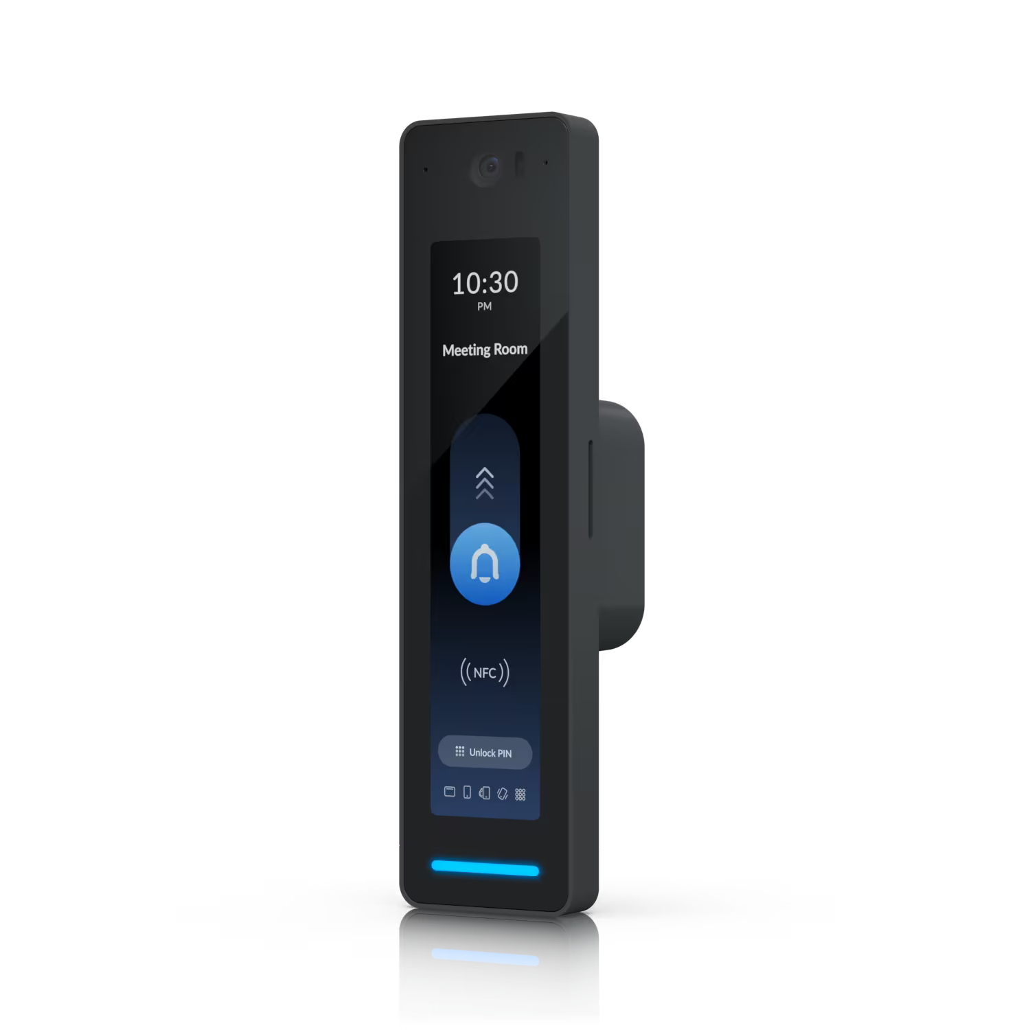 Ubiquiti UniFi Access Reader Pro Black - Close-up view of the reader's interface.