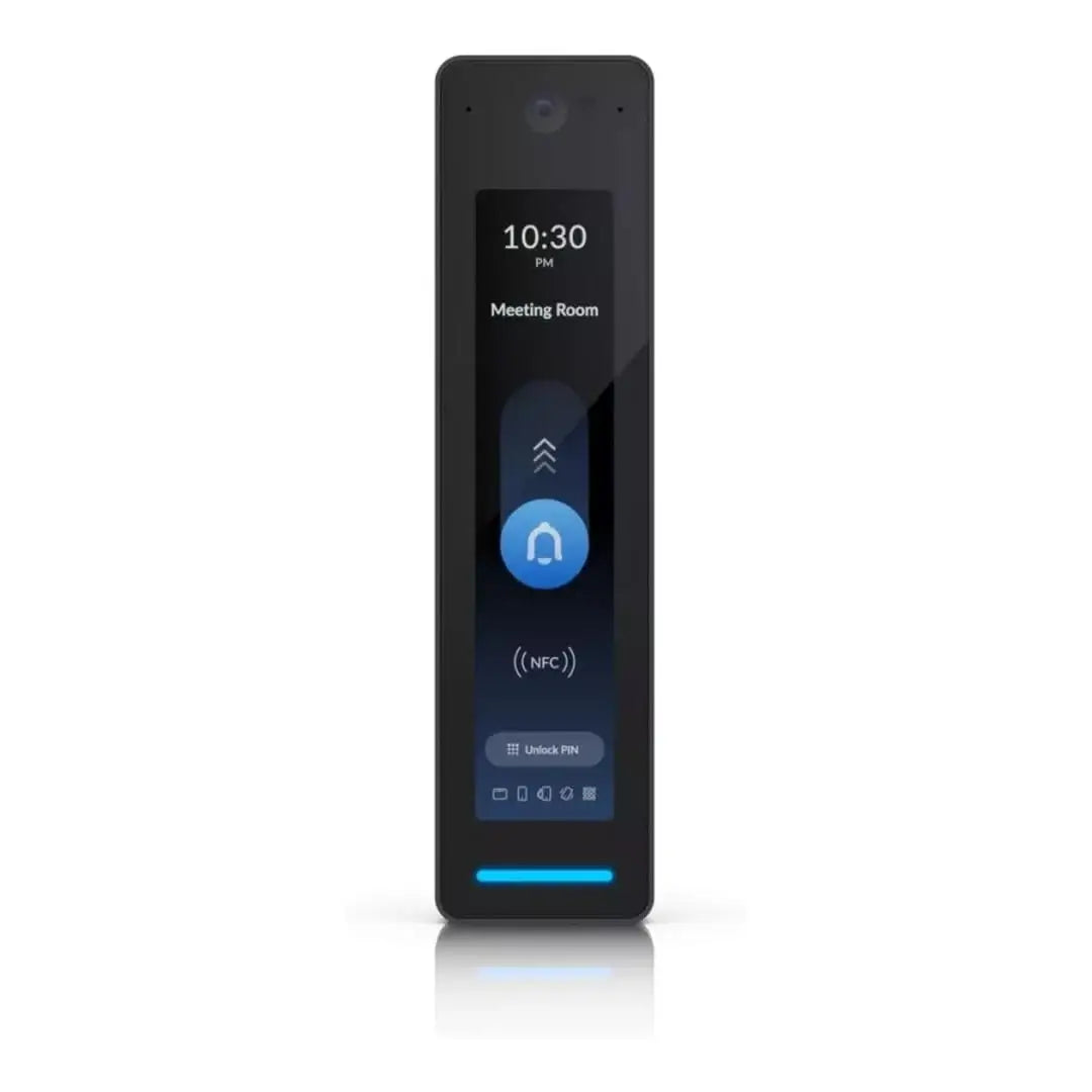 Ubiquiti UniFi Access Reader Pro Black - Product image with packaging and accessories.