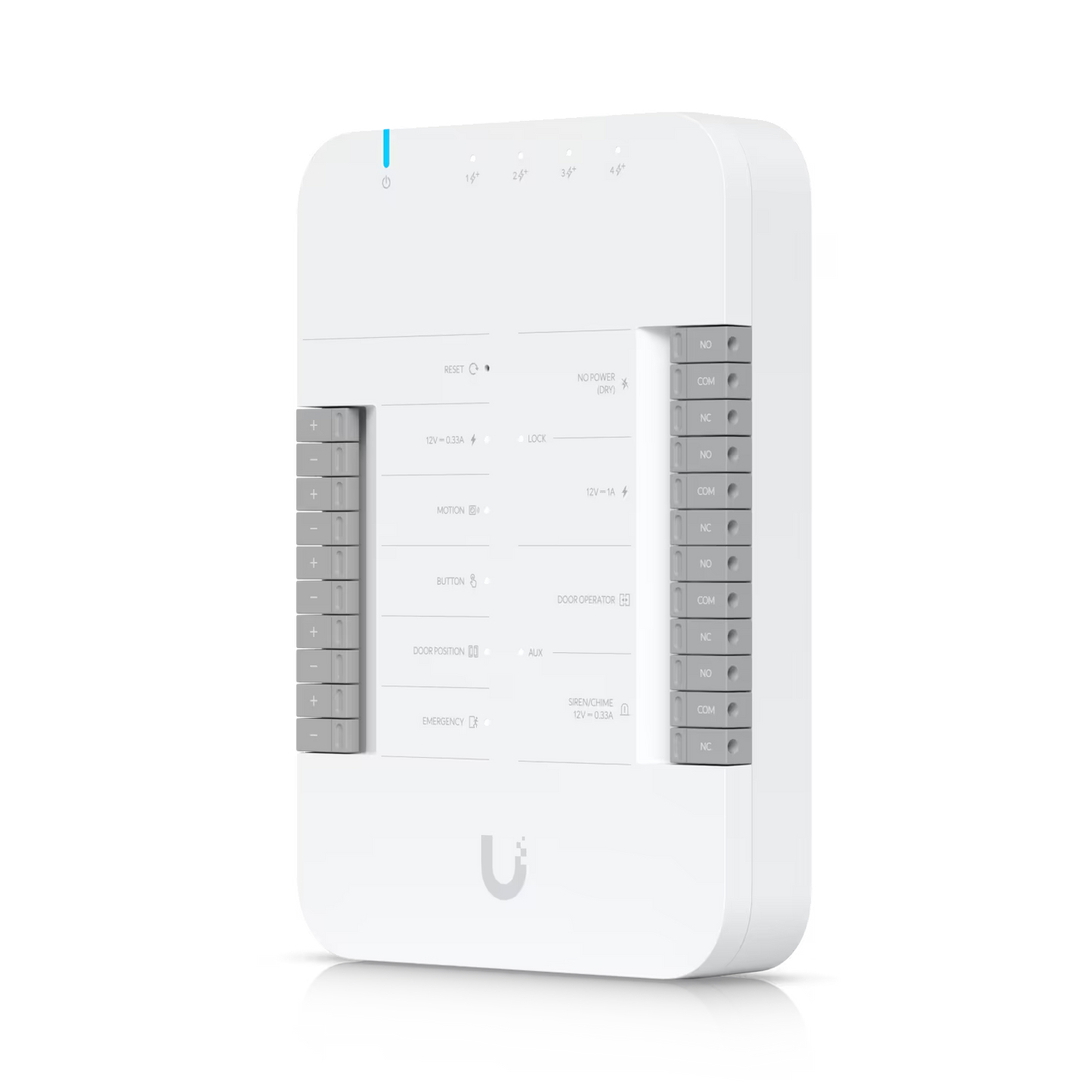 Front view of one of the readers from the Ubiquiti UniFi Access G3 Starter Kit Pro.