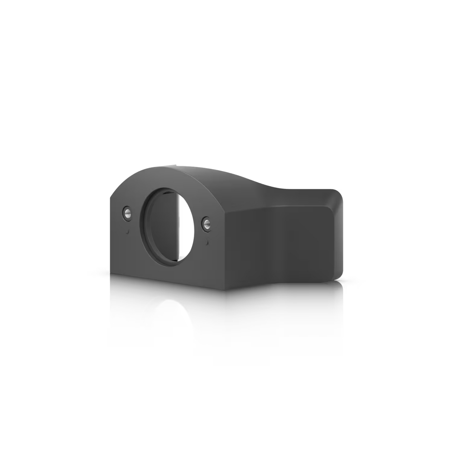 Ubiquiti UniFi Protect G5/G6 White PTZ Corner Mount in use outdoors.