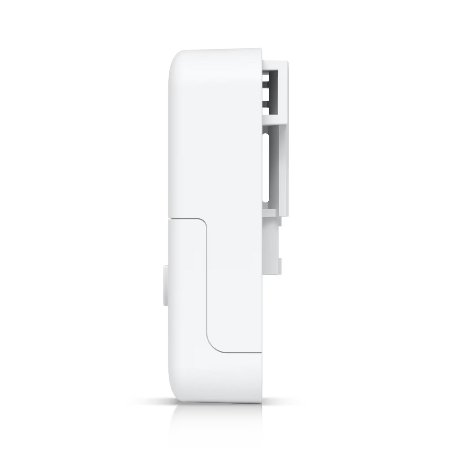 Ubiquiti Grounded Ethernet Surge Protector in use in a networking setup.