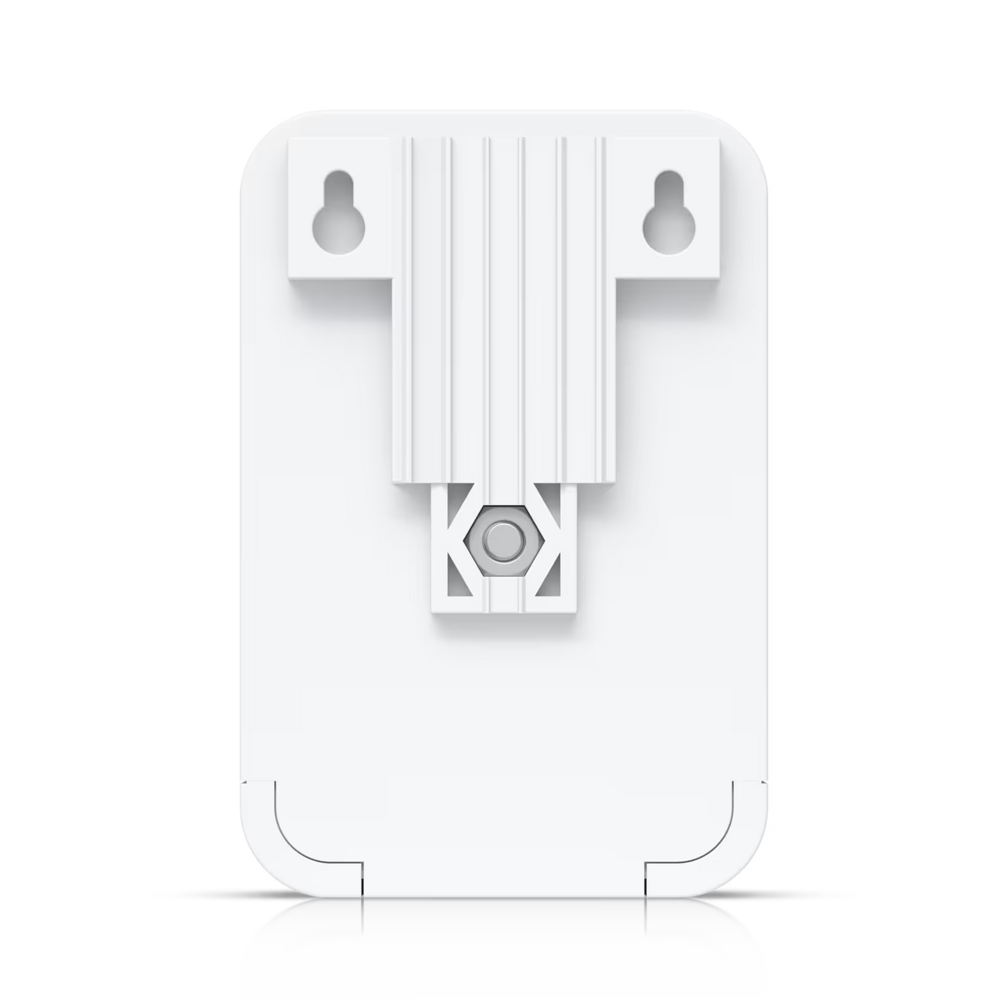 Product box of the Ubiquiti Grounded Ethernet Surge Protector with branding and details.