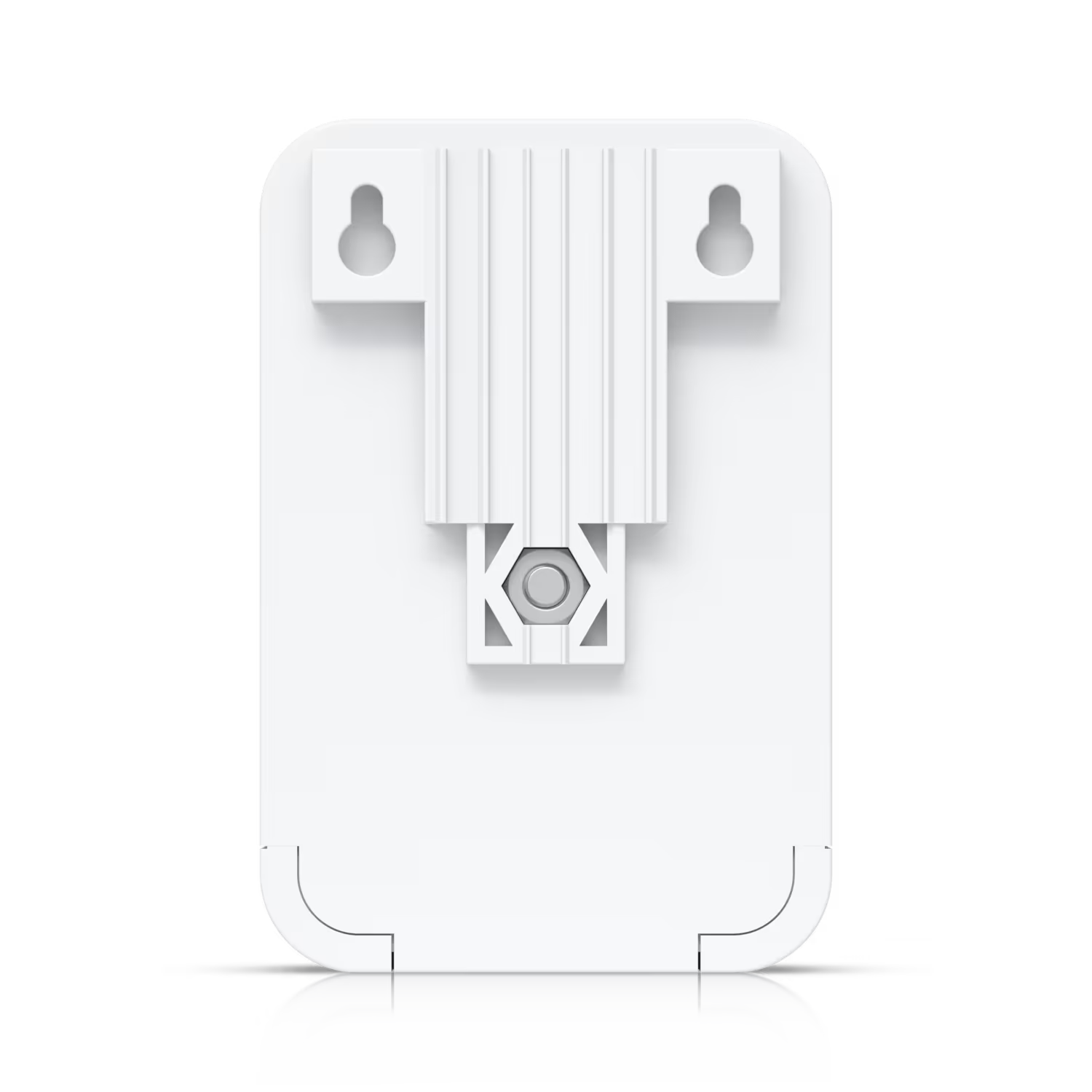 Product box of the Ubiquiti Grounded Ethernet Surge Protector with branding and details.