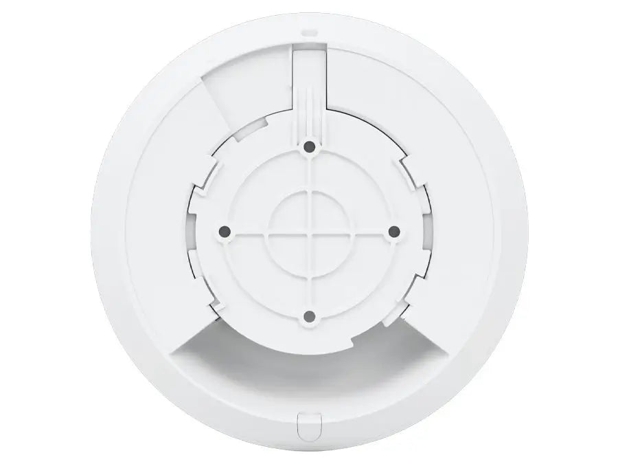 Ubiquiti UniFi6 Plus Indoor WiFi 6 Access Point in a modern indoor setting.
