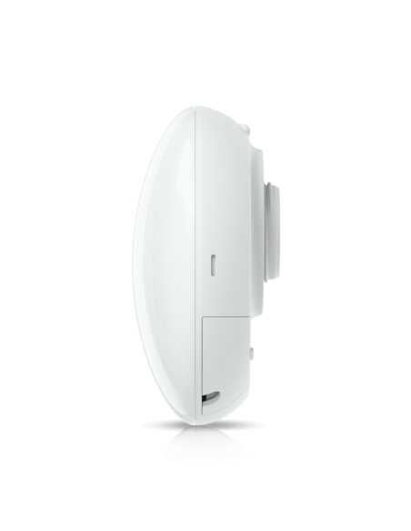 Ubiquiti UISP 60GHz and 5GHz PtMP Wave Station mounted outdoors, designed for high-speed wireless communication.